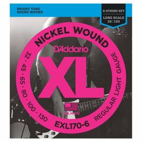 D'addario EXL170-6 Bass Gitar Tel Seti