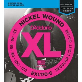 D'addario EXL170-6 Bass Gitar Tel Seti
