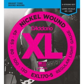 D'addario EXL1705 5 Telli 045 Bas Tel Set