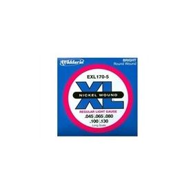D'addario EXL1705 5 Telli 045 Bas Tel Set