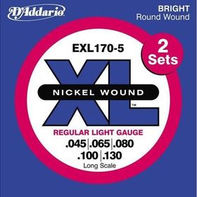 D'addario EXL1705TP Bass Gitar Tel Set