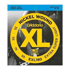 D'addario EXL180 XL 35-95 Long Scale Nickel Bas Gitar Tel Seti
