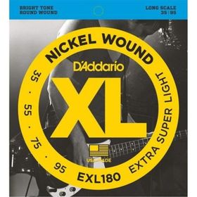 D'addario EXL180 XL 35-95 Long Scale Nickel Bas Gitar Tel Seti