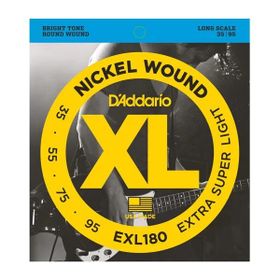 D'addario EXL180 XL 35-95 Long Scale Nickel Bas Gitar Tel Seti