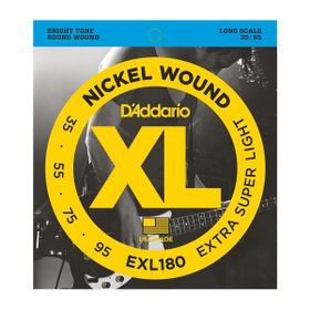 D'addario EXL180 XL 35-95 Long Scale Nickel Bas Gitar Tel Seti