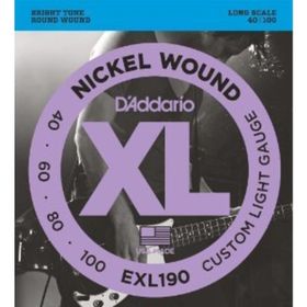 D'addario EXL190 Nikel Wound Bas Tel Set