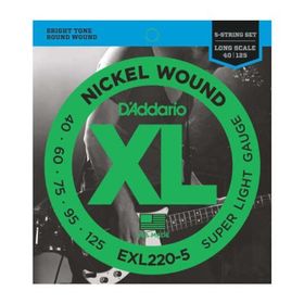 D'addario EXL220-5 Bass Gitar Tel Seti