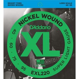 D'addario EXL220 Bass Gitar Tel Seti