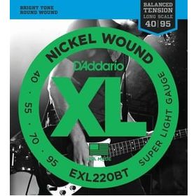 D'addario EXL220BT XL 40-95 Long Scale Nickel Bas Gitar Tel Seti