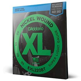 D'addario EXL220BT XL 40-95 Long Scale Nickel Bas Gitar Tel Seti