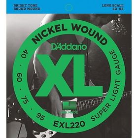 D'addario EXL220SL Bass Gitar Tel Seti