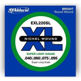 D'addario EXL220SL Bass Gitar Tel Seti