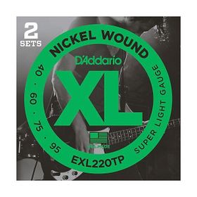 D'addario EXL220TP Bass Gitar Tel Seti