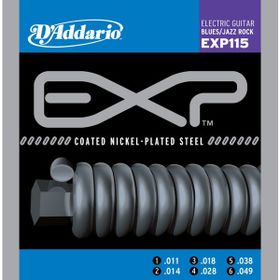D'addario EXP115 11-49 Coated Nickel Plat Elektro Gitar Tel Seti