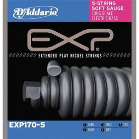 D'addario EXP170-5 Bass Gitar Tel Seti