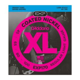 D'addario EXP170 Nkl 45100 Long Bas Tel Set