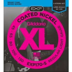 D'addario EXP170 Nkl 45100 Long Bas Tel Set