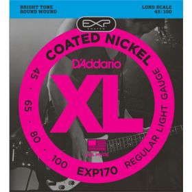 D'addario EXP170 Nkl 45100 Long Bas Tel Set