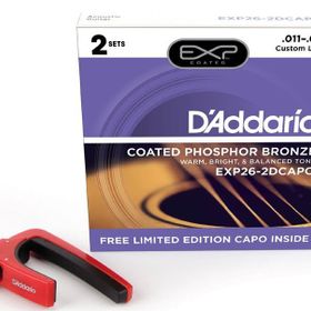 D'addario EXP262DCAPO Akustik Gitar Teli