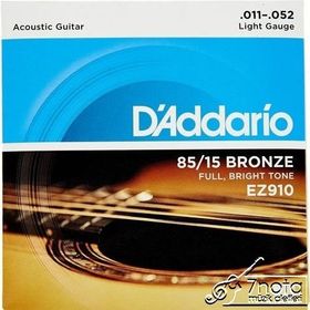 D'addario EZ910 Light 011 Akustik Tel Set