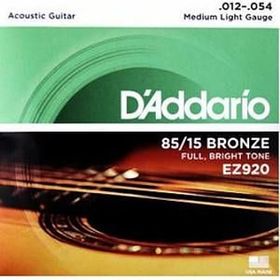 D'addario EZ910 Light 011 Akustik Tel Set