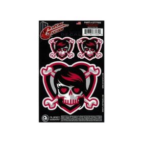 D'addario GT77032 Emo Gırl Skull Gitar Stickerı