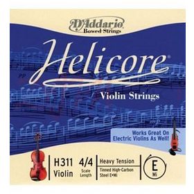 D'addario H311H Helicore Keman E Heavy Keman Tel