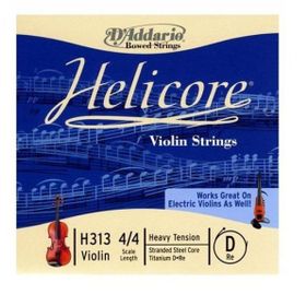 D'addario H313H Helıcore D-RE Scale Keman-Elektro Keman Tek Tel