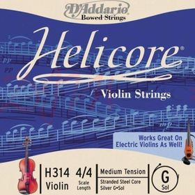 D'addario H314 Helıcore G-Sol Scale Keman-Elektro Keman Tek Tel