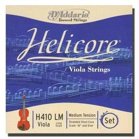 D'addario H410LM Helıcore Long Scale Medıum Tensı Vıola Tel Seti