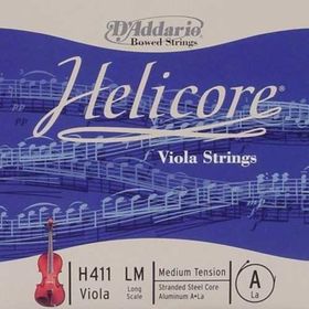 D'addario H411 A La Helicore Lm Tek Viyola Teli