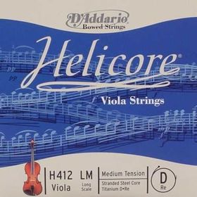 D'addario H412 Helicore D Re Lm Tek Viyola Teli
