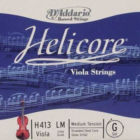 D'addario H413 G Sol Helicore Lm Tek Viyola Teli