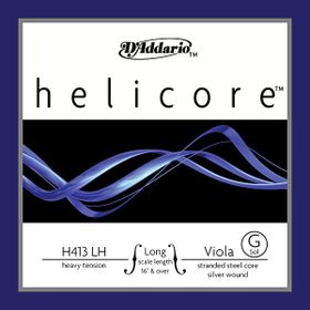 D'addario H413LH Helıcore G-Sol Long Scale Heavy Vıola Tek Tel