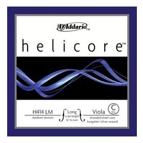 D'addario H414LM Helıcore C-DO Long Scale Medıum Vıola Tek Tel