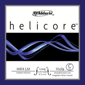 D'addario H414LM Helıcore C-DO Long Scale Medıum Vıola Tek Tel