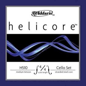 D'addario H510M Helıcore Long Scale Medıum Tensıon Cello Tel Seti