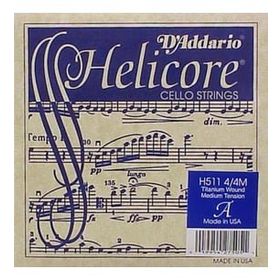 D'addario H511 Helıcore A-LA Long Scale Medıum Cello Tek Tel