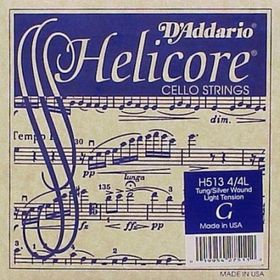 D'addario H513 G Sol Helicore 4-4M Tek Çello Teli