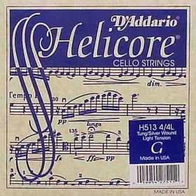 D'addario H513 Helıcore G-Sol Long Scale Medıum Cello Tek Tel