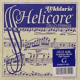 D'addario H513 Helıcore G-Sol Long Scale Medıum Cello Tek Tel