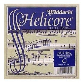 D'addario H513 Helıcore G-Sol Long Scale Medıum Cello Tek Tel