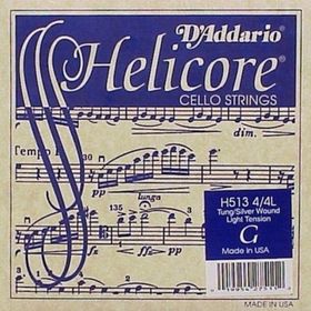 D'addario H513 Helıcore G-Sol Long Scale Medıum Cello Tek Tel