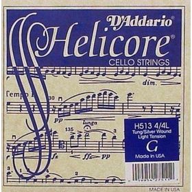 D'addario H513 Helıcore G-Sol Long Scale Medıum Cello Tek Tel