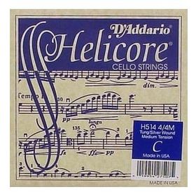 D'addario H514 Helıcore C-DO Long Scale Medıum Cello Tek Tel