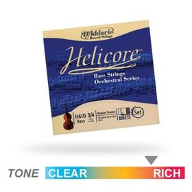 D'addario H610 Kontrabas Tel Set