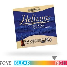 D'addario H610 Kontrabas Tel Set