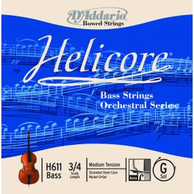 D'addario H611 Helıcore G-Sol Scale 3/4 Dou Kontrabas Tek Tel