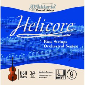 D'addario H611 Helıcore G-Sol Scale 3/4 Dou Kontrabas Tek Tel