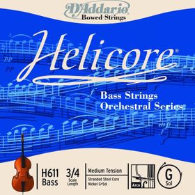 D'addario H611 Helıcore G-Sol Scale 3/4 Dou Kontrabas Tek Tel